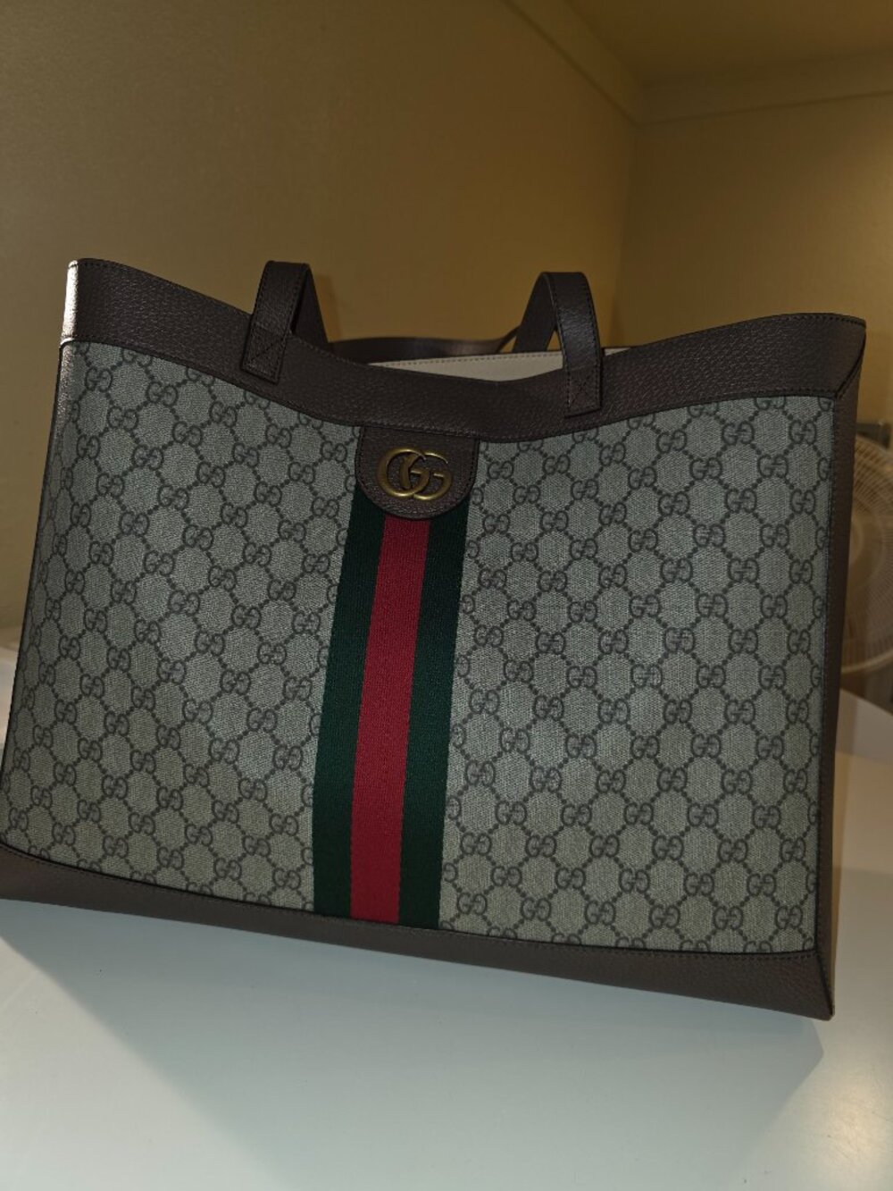 Gucci Supreme Monogram Flora Web Large Ophidia - Picture 3 of 6
